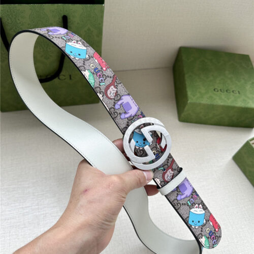 High Quality Luxury Gucci GG Supreme Canvas Belt product detail