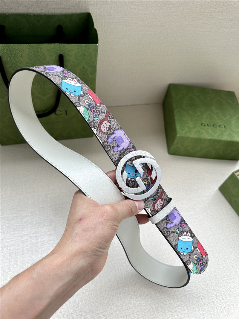 High Quality Luxury Gucci GG Supreme Canvas Belt product detail