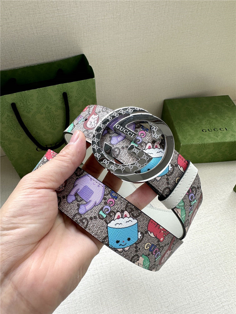 High Quality Luxury Gucci GG Supreme Canvas Belt product detail