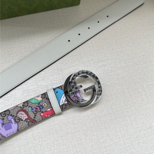 High Quality Luxury Gucci GG Supreme Canvas Belt product detail
