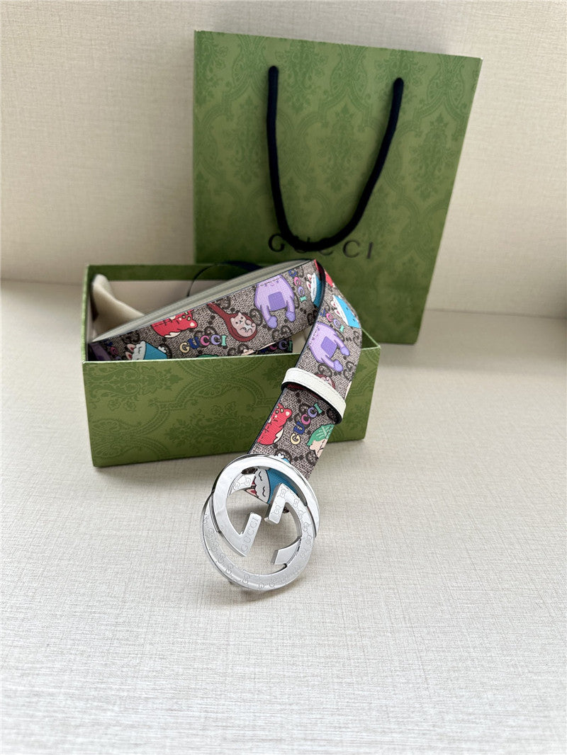 High Quality Luxury Gucci GG Supreme Canvas Belt product detail