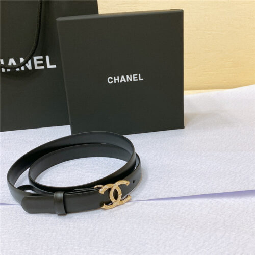 High Quality Luxury Chanel Cc Engraved Craft Logo Buckle Belt – Style 32710 alternate view