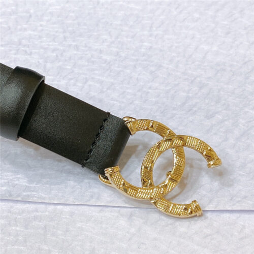 High Quality Luxury Chanel Cc Engraved Craft Logo Buckle Belt – Style 32710 product detail