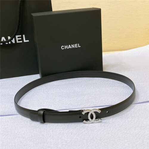 High Quality Luxury Chanel Cc Engraved Craft Logo Buckle Belt – Style 31014