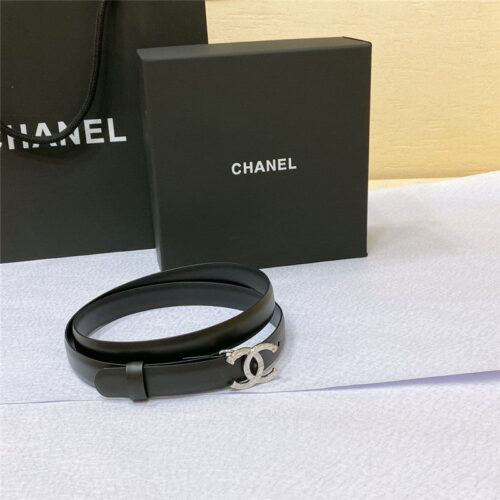 High Quality Luxury Chanel Cc Engraved Craft Logo Buckle Belt – Style 31014 alternate view