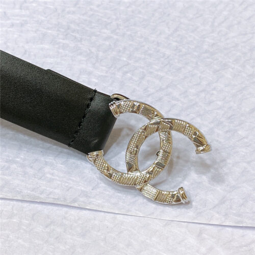 High Quality Luxury Chanel Cc Engraved Craft Logo Buckle Belt – Style 31014 product detail