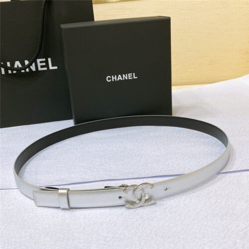 High Quality Luxury Chanel Cc Engraved Craft Logo Buckle Belt – Style 96550