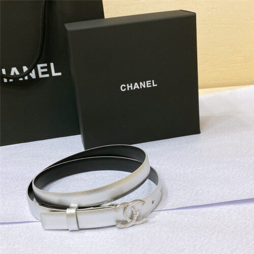 High Quality Luxury Chanel Cc Engraved Craft Logo Buckle Belt – Style 96550 alternate view