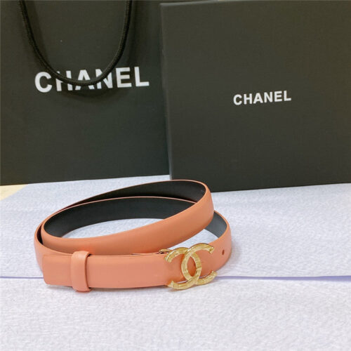 High Quality Luxury Chanel Cc Engraved Craft Logo Buckle Belt – Style 29318 alternate view