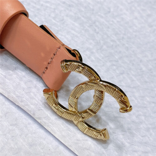 High Quality Luxury Chanel Cc Engraved Craft Logo Buckle Belt – Style 29318 product detail