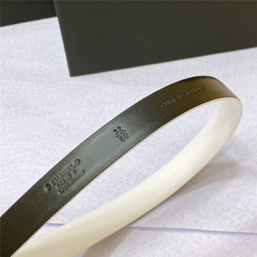 High Quality Luxury Chanel Cc Engraved Craft Logo Buckle Belt product detail
