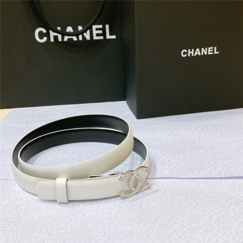 High Quality Luxury Chanel Cc Engraved Craft Logo Buckle Belt – Style 89766 alternate view