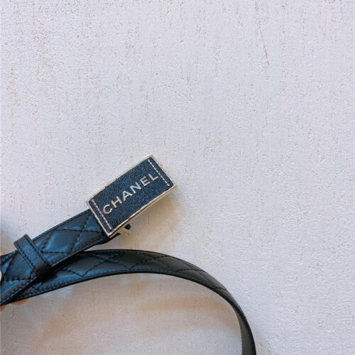 High Quality Luxury Chanel Gold Metal Logo Buckle Belt product detail