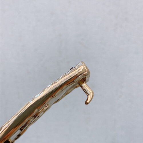 High Quality Luxury Chanel Gold Metal Logo Buckle Belt product detail