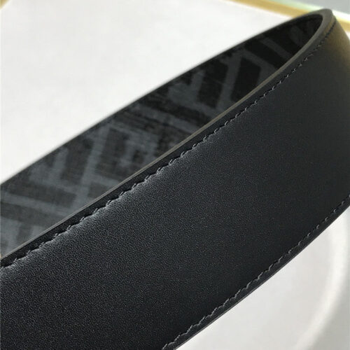 High Quality Luxury Fendi Belt In Calfskin With Printed Canvas Bottom – Style 33670 product detail