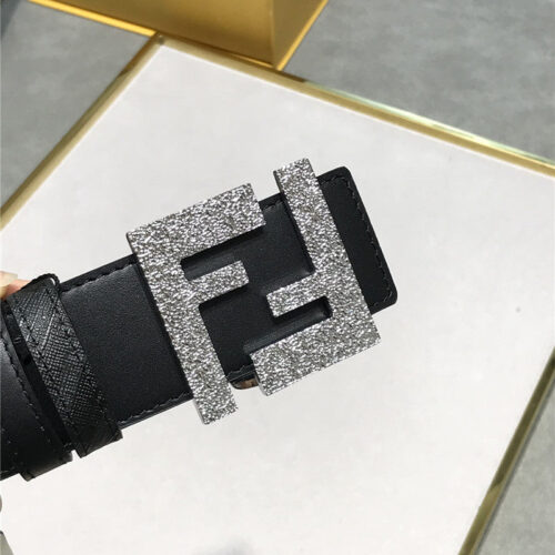 High Quality Luxury Fendi Belt In Calfskin With Printed Canvas Bottom – Style 33670 product detail