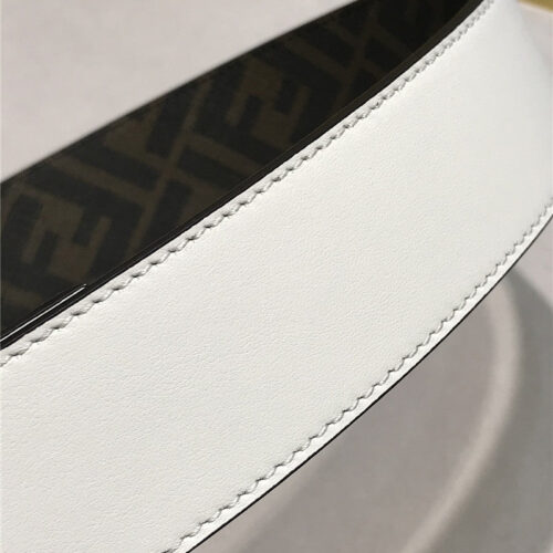 High Quality Luxury Fendi Belt In Calfskin With Printed Canvas Bottom – Style 25190 product detail