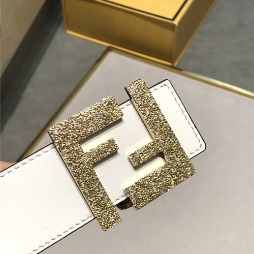 High Quality Luxury Fendi Belt In Calfskin With Printed Canvas Bottom – Style 25190 product detail