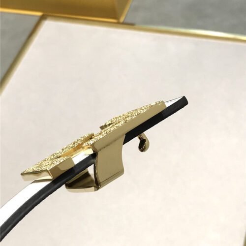 High Quality Luxury Fendi Belt In Calfskin With Printed Canvas Bottom – Style 25190 product detail