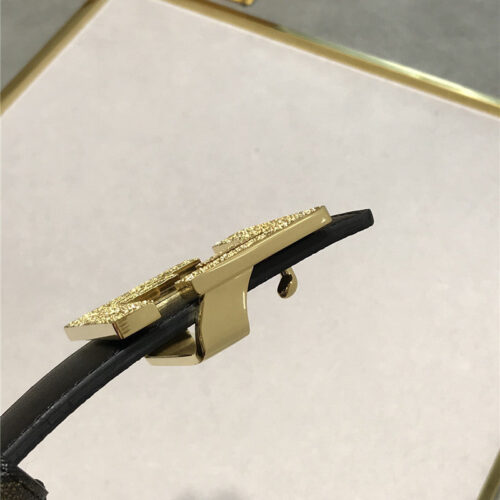High Quality Luxury Fendi Belt In Calfskin With Printed Canvas Bottom product detail