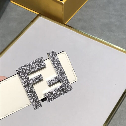 High Quality Luxury Fendi Belt In Calfskin With Printed Canvas Bottom – Style 83942 product detail