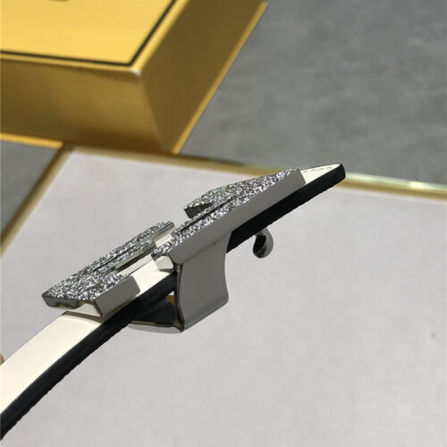 High Quality Luxury Fendi Belt In Calfskin With Printed Canvas Bottom – Style 83942 product detail
