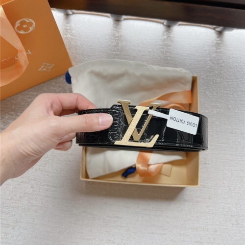 High Quality Luxury Louis Vuitton Classic Belt – Style 77510 alternate view