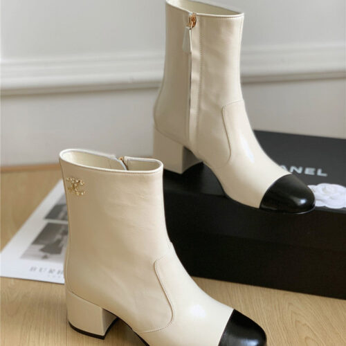 High Quality Luxury Chanel New Ankle Boots – Style 95974 product detail