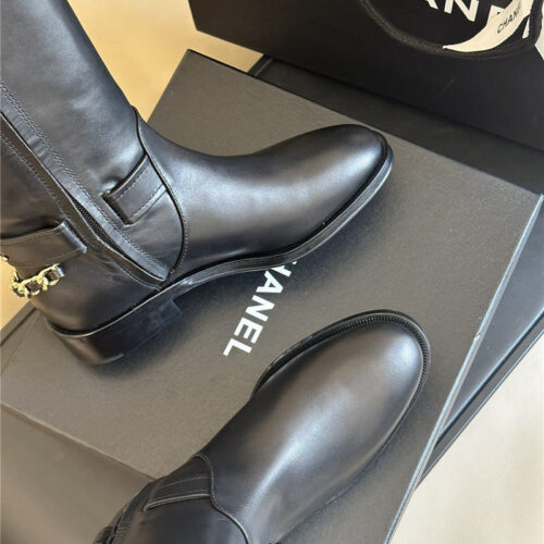 High Quality Luxury Chanel Autumn Winter Chain Ankle Boots product detail