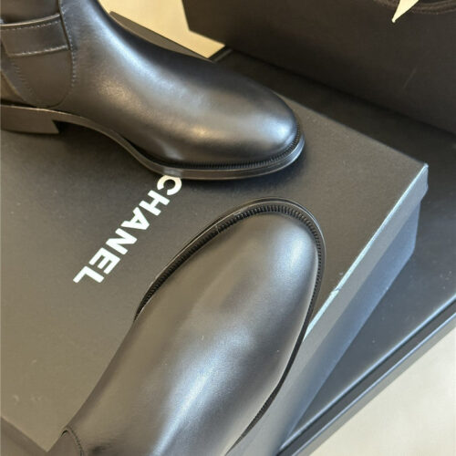 High Quality Luxury Chanel Autumn Winter Chain Ankle Boots – Style 92454 product detail
