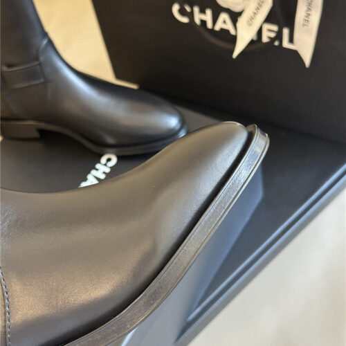 High Quality Luxury Chanel Autumn Winter Chain Ankle Boots – Style 92454 product detail