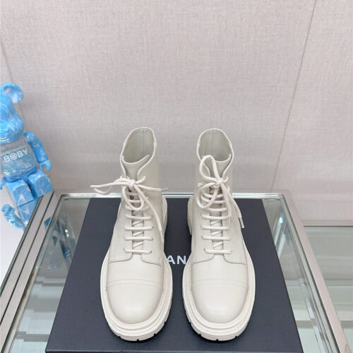 High Quality Luxury Chanel Platform Martin Ankle Boots – Style 13478 product detail