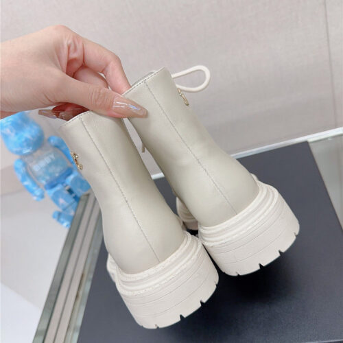 High Quality Luxury Chanel Platform Martin Ankle Boots – Style 13478 product detail