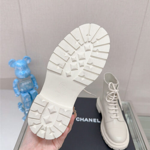High Quality Luxury Chanel Platform Martin Ankle Boots – Style 13478 product detail