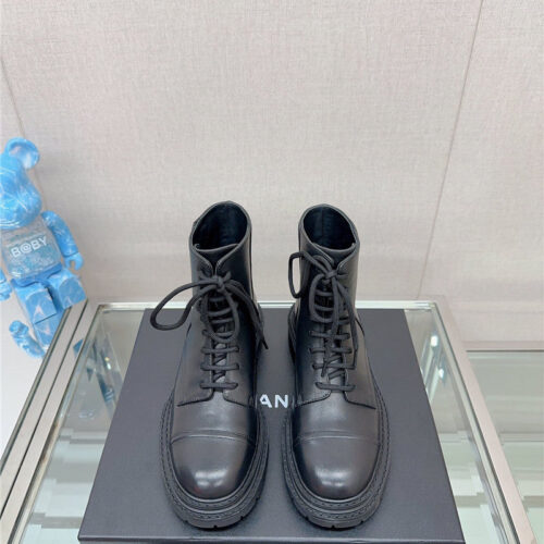 High Quality Luxury Chanel Platform Martin Ankle Boots – Style 79014 product detail