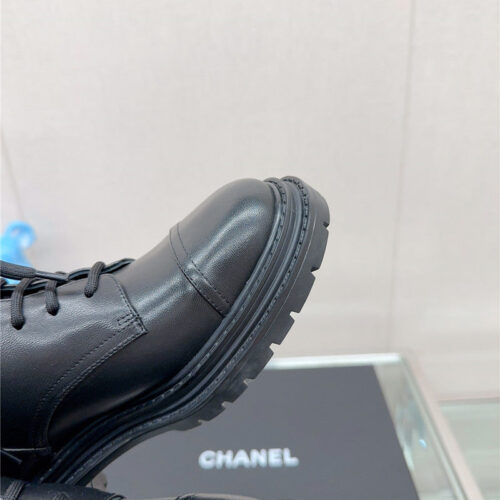 High Quality Luxury Chanel Platform Martin Ankle Boots – Style 79014 product detail