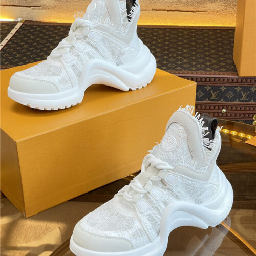 High Quality Luxury Louis Vuitton Fashion Trend Casual Sneakers – Style 58595 alternate view
