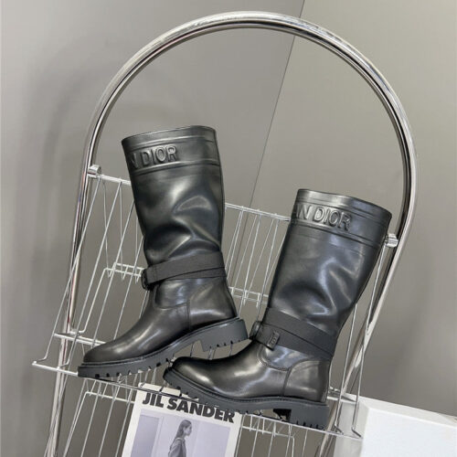 High Quality Luxury Dior Autumn Winter Classic Knight Boots – Style 46598 alternate view