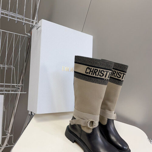 High Quality Luxury Dior Autumn Winter Classic Knight Boots – Style 78214 product detail