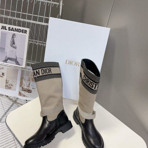 High Quality Luxury Dior Autumn Winter Classic Knight Boots – Style 78214 product detail
