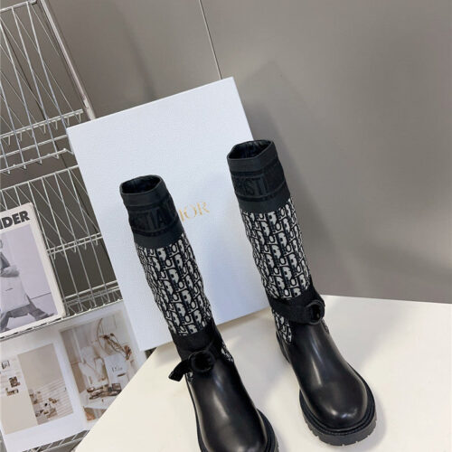 High Quality Luxury Dior Autumn Winter Classic Knight Boots – Style 00806