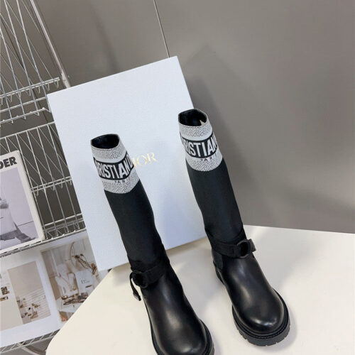 High Quality Luxury Dior Autumn Winter Classic Knight Boots – Style 20006
