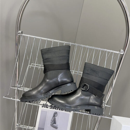 High Quality Luxury Dior Autumn Winter Classic Knight Boots – Style 01350 alternate view