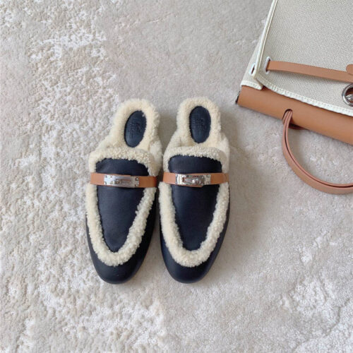 High Quality Luxury Hermes Mules – Style 96899 alternate view