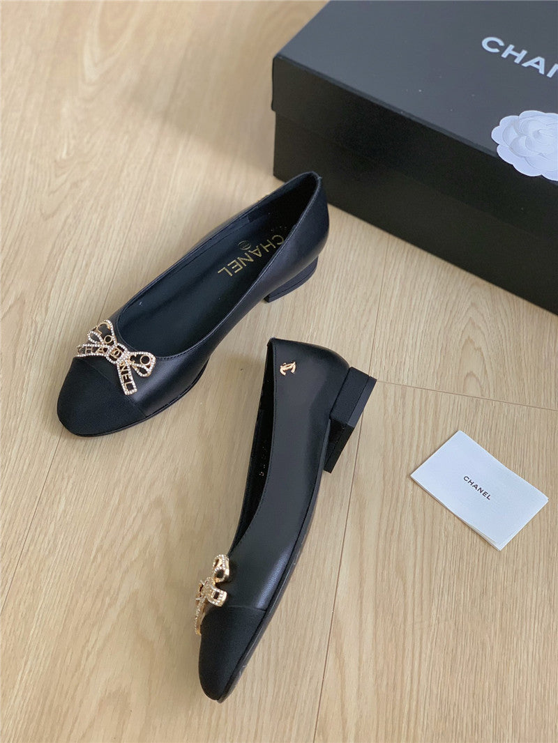 High Quality Luxury Chanel Double C Butterfly Diamond Buckle Shoes – Style 56486 product detail