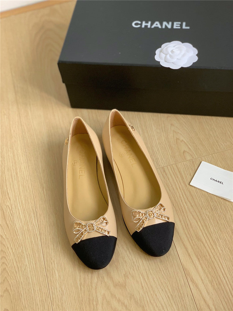High Quality Luxury Chanel Double C Butterfly Diamond Buckle Shoes – Style 89254 product detail