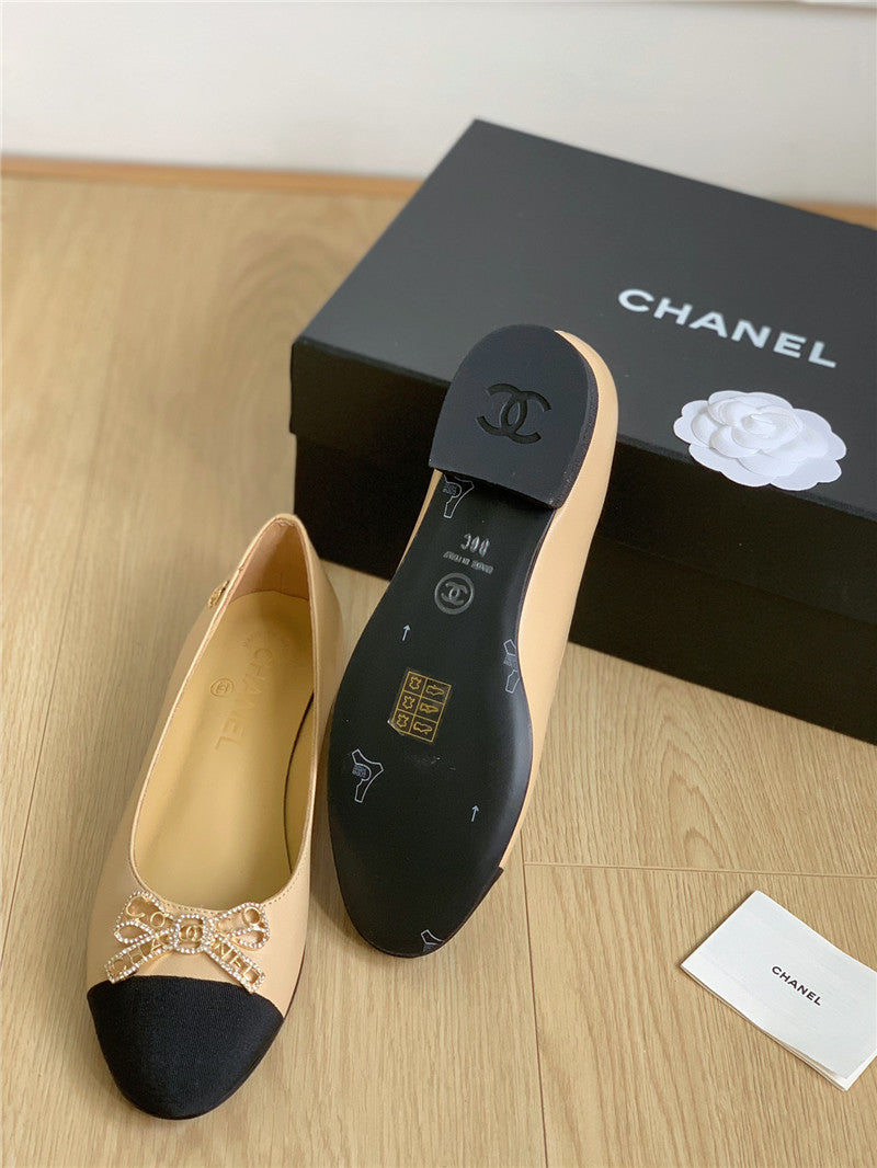 High Quality Luxury Chanel Double C Butterfly Diamond Buckle Shoes – Style 89254 product detail