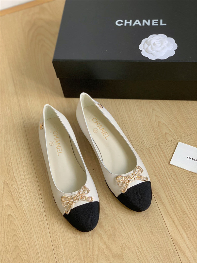 High Quality Luxury Chanel Double C Butterfly Diamond Buckle Shoes – Style 54790 product detail