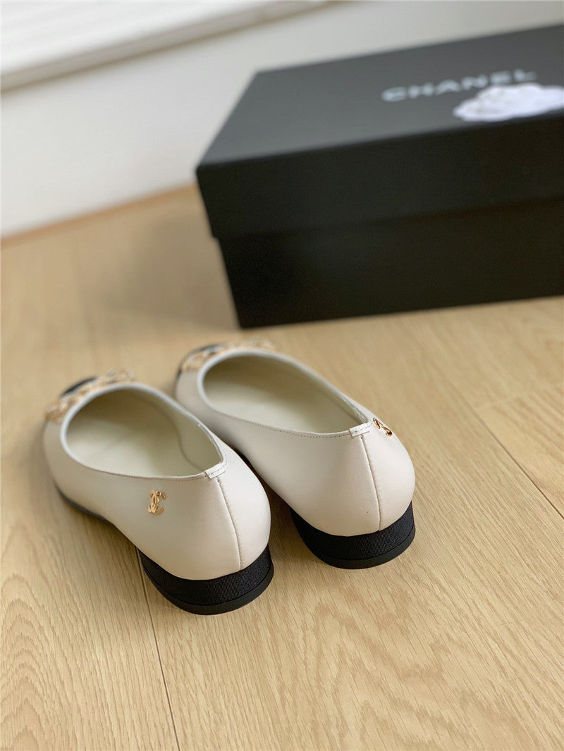 High Quality Luxury Chanel Double C Butterfly Diamond Buckle Shoes – Style 54790 product detail