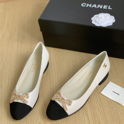 High Quality Luxury Chanel Double C Butterfly Diamond Buckle Shoes – Style 54790 product detail